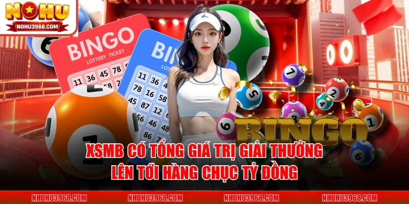 XSMB có tổng giá trị giải thưởng lên tới hàng chục tỷ đồng
